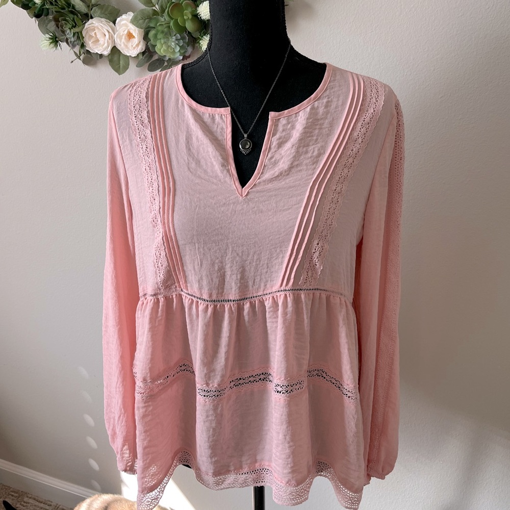 Brand New Gap Pink Boho Blouse